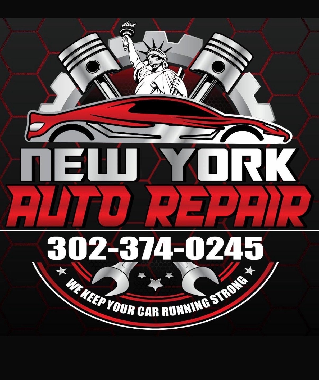 New York Auto Repair logo serving Dover, Delaware